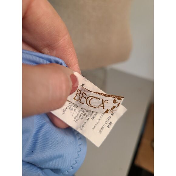 Becca by Rebecca Virtue Pastel One Piece Swimsuit Bathing Suit MEDIUM Resort M - Picture 7 of 7